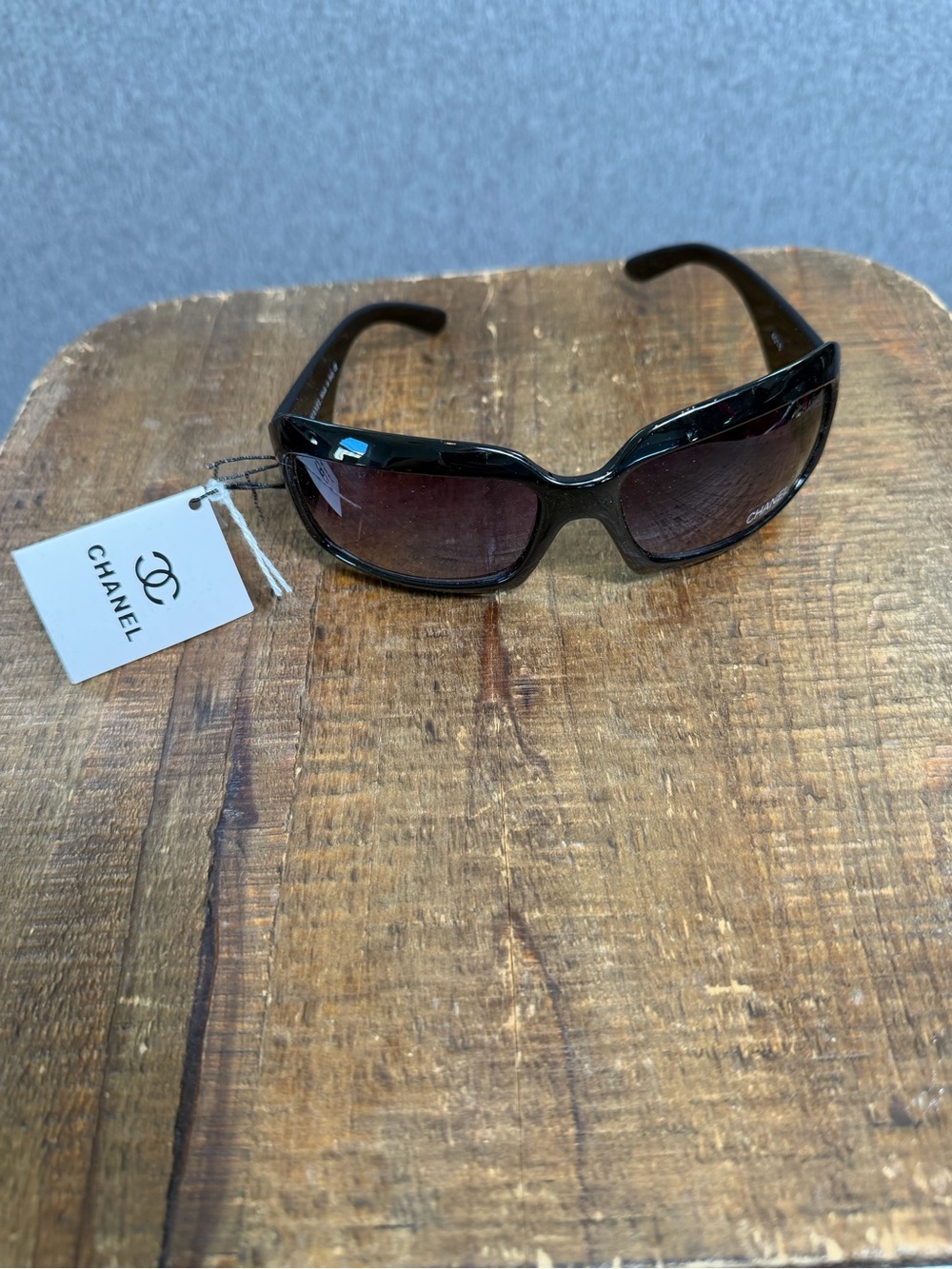NWT Chanel Black Gradient Lens Women's Sunglasses